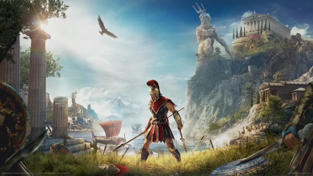 Featured Image for an Article Reviewing Assassin's Creed Odyssey